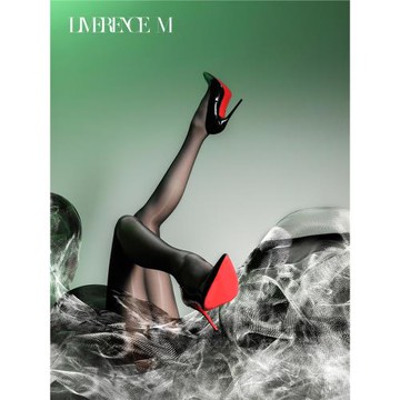 淶覓「極光純享2.0」油亮無縫絲襪女薄款夏季性感無痕K襠連褲襪