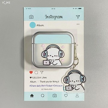 音樂小狗airpods5代小眾airpodspro2蘋果耳機保護套三代藍牙耐臟