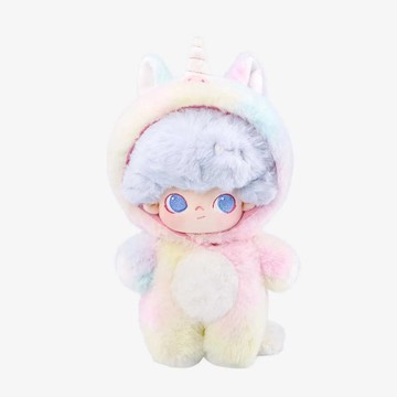 POPMART 泡泡瑪特 DIMOO 今晚不准睡周邊 系列 20cm 棉花娃娃 幻彩獨角獸 盲盒 公仔 擺設