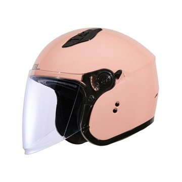 SOL SO-12 素色_珊瑚橘 開放式安全帽