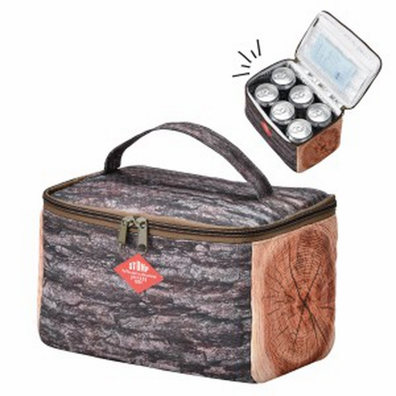 クーラーボックス 小型 保冷バッグ クーラーバッグ ランチバッグ お弁当バッグ おしゃれ 保温 保冷 切り株 丸太 350ml缶 保冷剤ポケット 通販 Lineポイント最大1 0 Get Lineショッピング