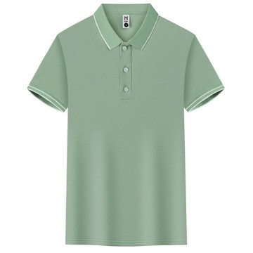 男女同款短袖POLO 工作衣服 速乾排汗Polo 邊色翻領Polo 輕薄透氣基礎款休閒Polo 翻領T恤