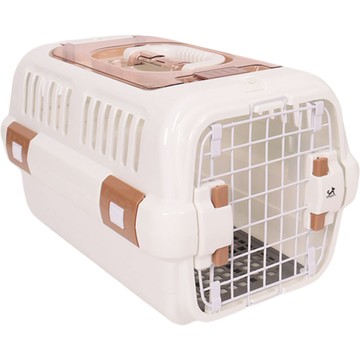 Ding Dong Pet 寵物雙開門外出提籠  1個  M (49 x 32 x 30 cm)  白色