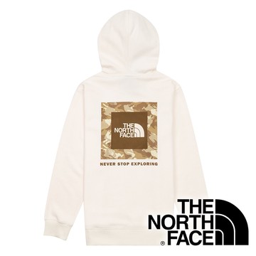 【THE NORTH FACE 美國】男連帽長袖T恤『白麻』NF0A81QF 戶外 露營 登山 休閒 排汗 長袖