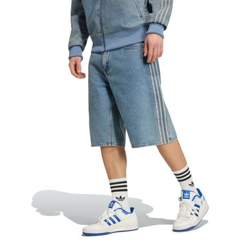 adidas 男 FIREBIRD SHRT 牛仔短褲 運動短褲 - KS4975
