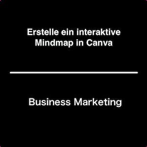 Erstelle eine interaktive Mindmap in Canva