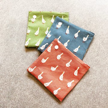 口罩收納包 衛生棉包-鴨鴨