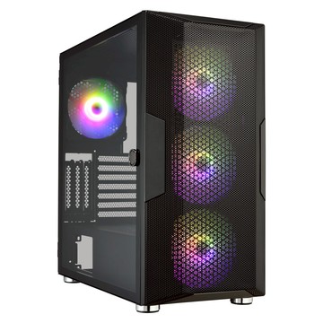 FSP 全漢 電腦機殼 465 x 230 x 477mm 黑色 7.9kg  CUT592  1個