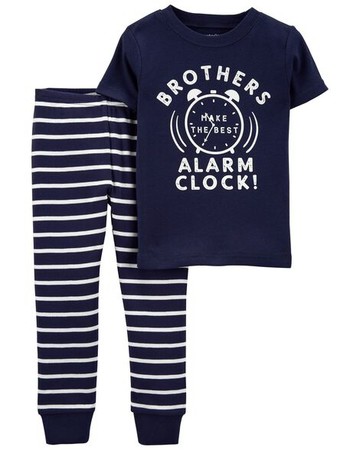 Toddler 2-Piece Brothers 100% Snug Fit Cotton PJs