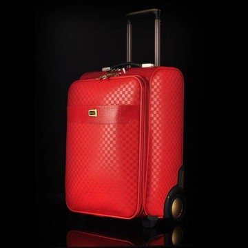 定向輪PU20寸行李箱男女拉桿箱禮金箱皮箱單向輪防摔搬家工具箱