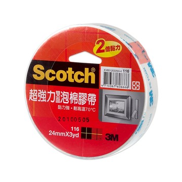 3M Scotch 超強力雙面泡棉膠帶