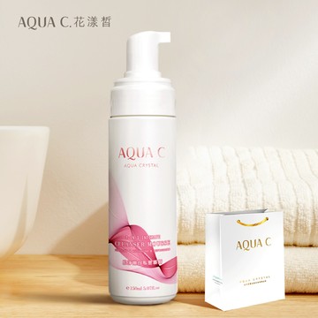 [快速出貨]【AQUA C.花漾皙】摩羯座生日禮物🎁肌淨嫩白私密慕斯 150ml/附小提袋