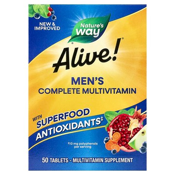 Nature's Way, Alive!® 男性多維生素，50 片