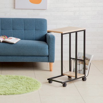 米勒活動邊桌-附雜誌架