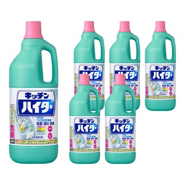 Kao 花王 Haiter 廚房漂白清潔劑  1.5L  6瓶