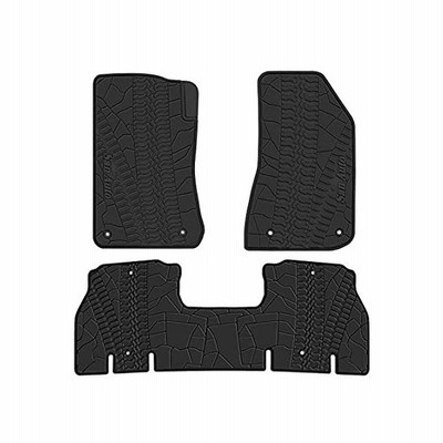 San Auto 車用フロアマット ジープラングラー用 カスタムフィット ゴム製 自動車用フロアライナーマット 全天候型 高耐久 無臭 ブラック Hd 通販 Lineポイント最大get Lineショッピング