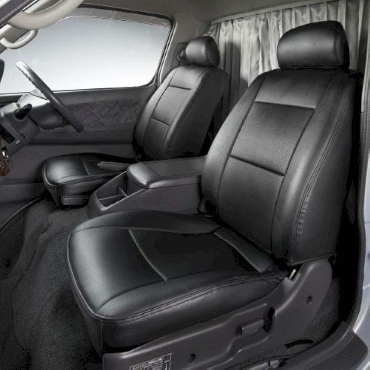 フロントシートカバー デュトロ 1型標準キャブ 300〜500系 JA1105 ヘッドレスト一体型助手席・中央席背もたれ一体タイプ 日野 通販  LINEポイント最大0.5%GET LINEショッピング