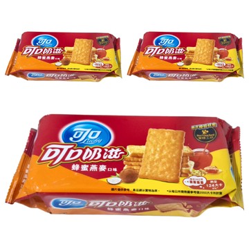 可口 蜂蜜燕麥 餅乾 一條裝  100g  3包