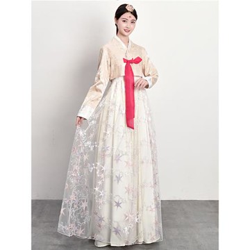 成人朝鮮服族服裝女士韓服改良韓國宮廷古裝大長今民族舞蹈演出服