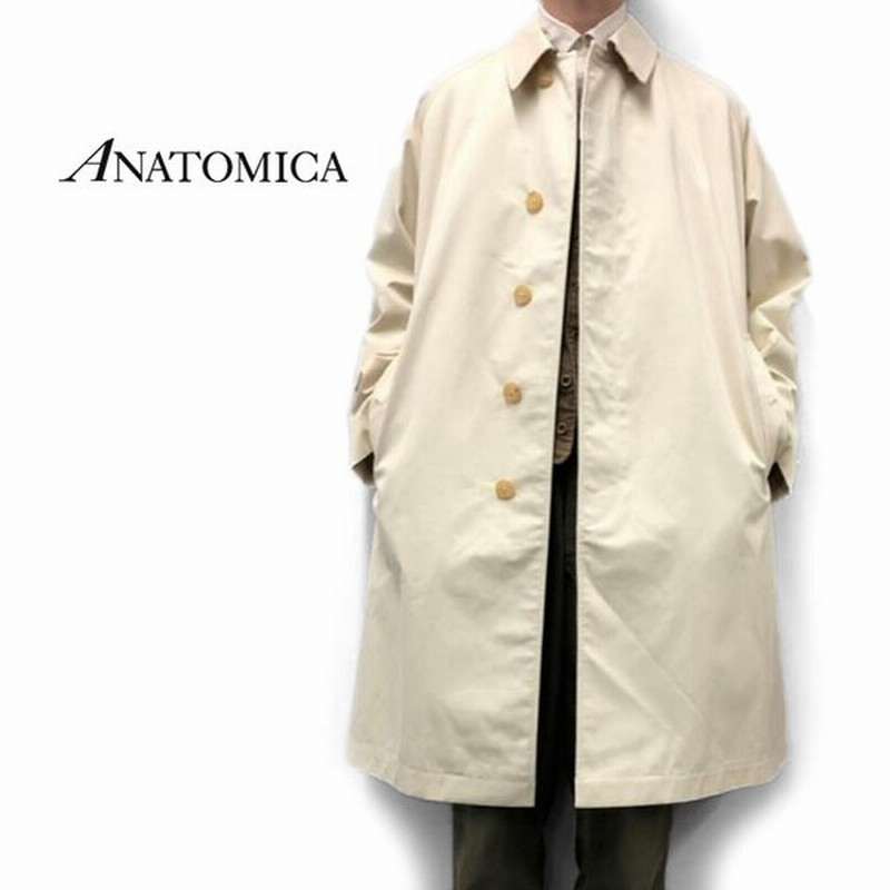 Anatomica アナトミカ シングルラグランコート 530 552 01 裏地チェック ロングコート メンズ 通販 Lineポイント最大0 5 Get Lineショッピング