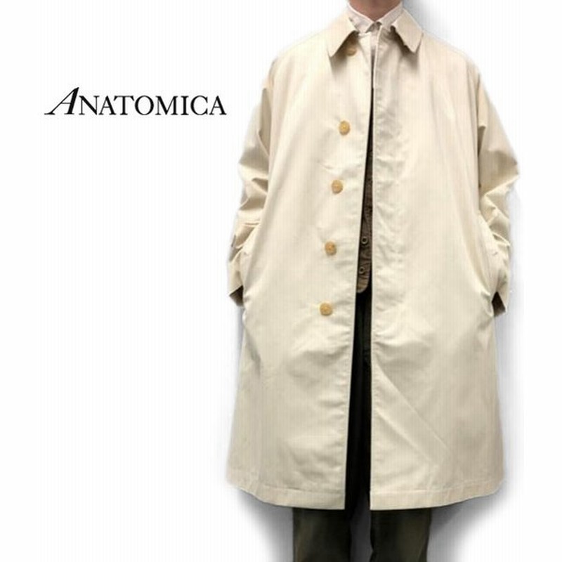 Anatomica アナトミカ シングルラグランコート 530 552 01 裏地チェック ロングコート メンズ 通販 Lineポイント最大0 5 Get Lineショッピング