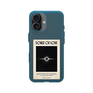 iPhone 17 Clear (相機按鈕) 夜幕藍 - Valentine's Day Collection - 黑洞：深陷你的引力之中