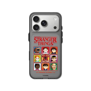 RHINOSHIELD iPhone 17/Air/Pro/Pro Max Clear 抗黃化透明防摔手機殼/保護殼｜怪奇物語-8位元-角色選單