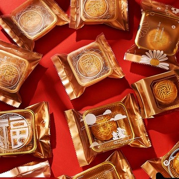 帶底托月餅包裝袋50g冰皮流心蛋黃酥自封機封袋子100g包裝盒125g