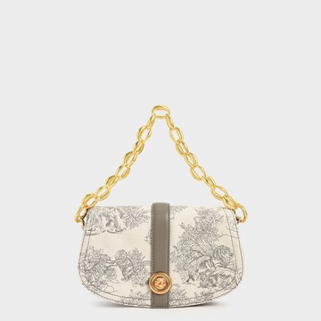 水墨花卉肩背包