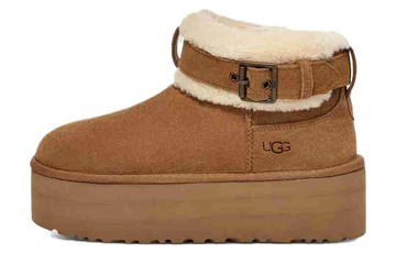 UGG ULTRA MINI BELTED ROLLER BOOT CHESTNUT WOMEN