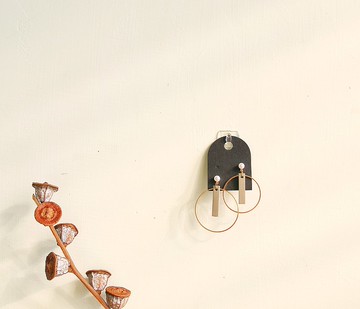 水泥耳環 / 點•線-面 / 耳環