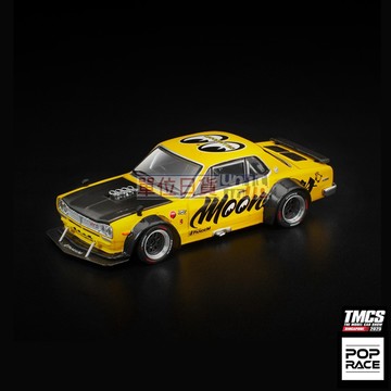『 單位日貨 』 PopRace 1/64 TMCS2025 限定 GT-R V8 DRIFT (HAKOSUKA)