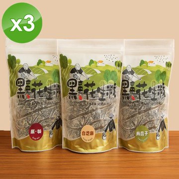 吳啟魯 喜笑黑金剛花生糖(200g/包)x3包