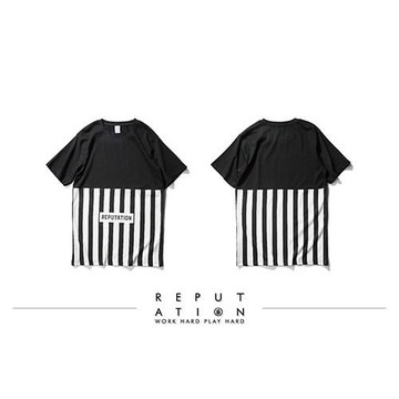 RPTNStraightstripeLongTEE-RPTN直條紋長版TEE-行動
