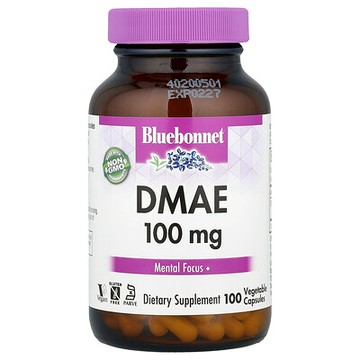Bluebonnet Nutrition, DMAE，100 毫克，100 粒素食膠囊