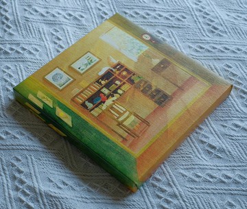 小尺寸無框畫 - 暖系風景插畫