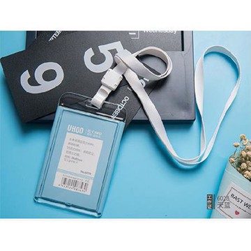 UHOO直式證件卡/6028/天藍