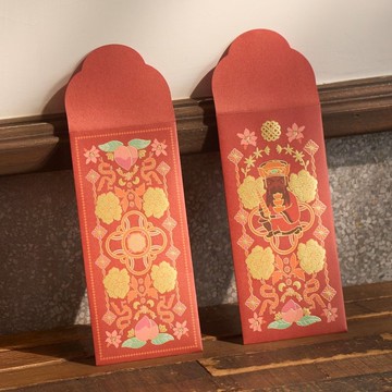 紅包袋6入組/財神爺/豐盛富貴