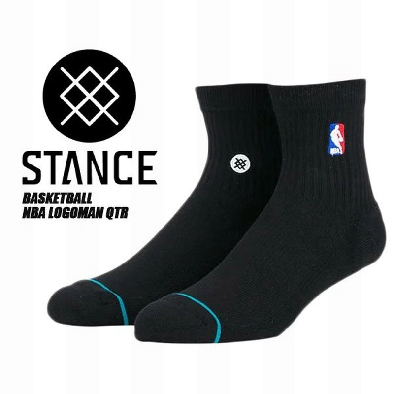 スタンスソックス Stance Nba Logoman Qtr Black M356d17log Blk 黒 靴下 メンズ Nba Stancehoop Basketball クォーター 通販 Lineポイント最大0 5 Get Lineショッピング