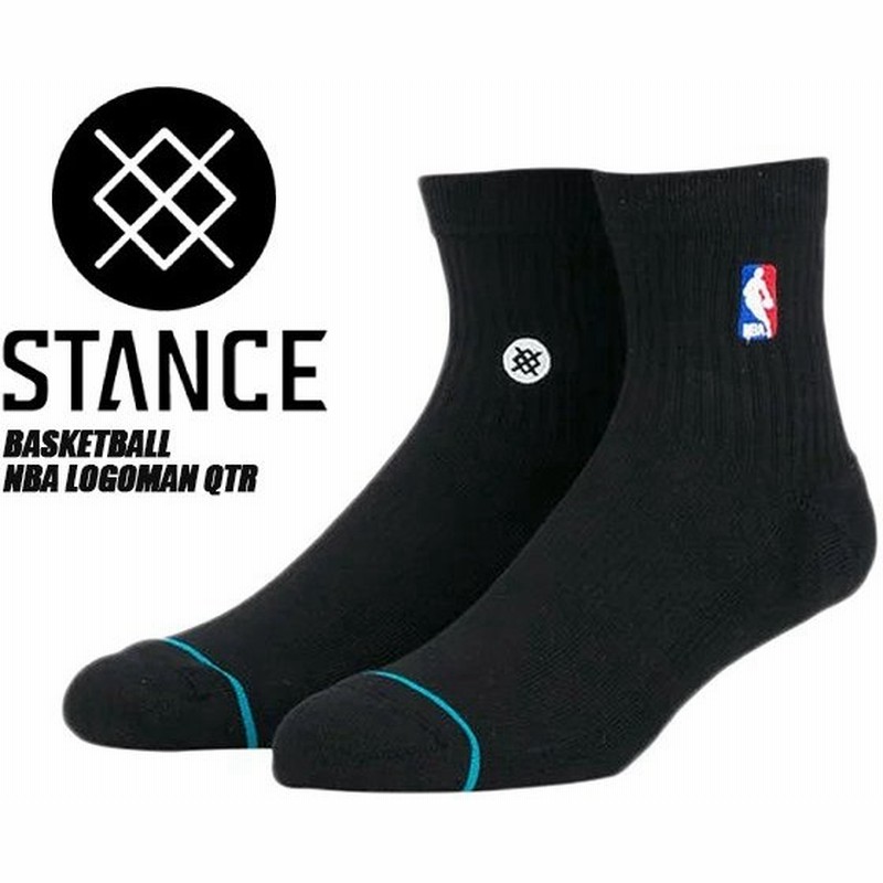 スタンスソックス Stance Nba Logoman Qtr Black M356d17log Blk 黒 靴下 メンズ Nba Stancehoop Basketball クォーター 通販 Lineポイント最大0 5 Get Lineショッピング