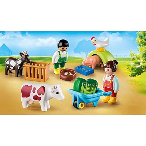 Playmobil 1.2.3 Fun on The Farm 平行輸入