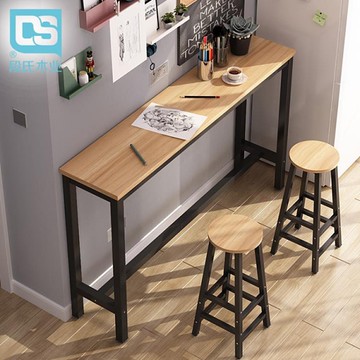 吧台桌靠牆吧台桌高腳桌家用簡約現代小吧台陽台餐桌長條高桌子奶茶店桌 幸福小屋 Yahoo奇摩超級商城 Line購物