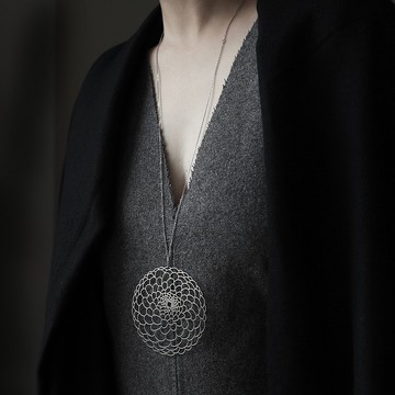 moorigin 大理花項鍊 L | 醫療鋼・抗過敏・可洗澡・不掉色