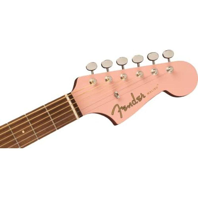 アコースティックギター Fender フェンダー エレアコ FSR Malibu Player, Walnut Fingerboard, Surf Green ソフ
