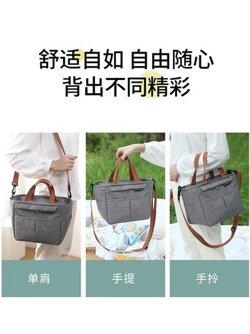 保溫袋手提包鋁箔加厚帶飯包便當袋子手拎上班族裝早餐餐盒飯盒袋