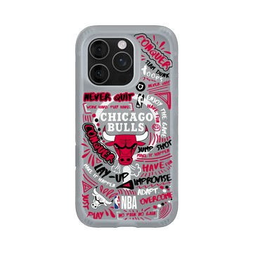 iPhone 16 Pro AirX 流變灰 - NBA - 塗鴉系列-芝加哥公牛 Chicago Bulls - Graffiti