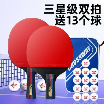 【店家優選】一套初學兒童中小學生成人雙人四星橫拍套裝