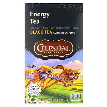 Celestial Seasonings, 能量茶，紅茶，12 茶包，每包 0.8 盎司（23 克）