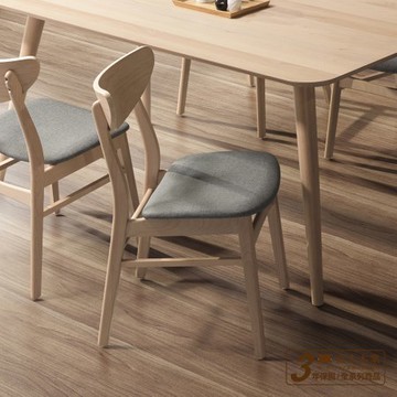 【直人木業】DORA歐洲山毛櫸全實木坐墊椅(高級山毛櫸實木)
