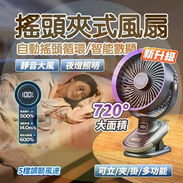 【隔日✨5檔風力】夹式電風扇 電風扇 超靜音! USB小風扇 夾扇 嬰兒車風扇 可掛立三合一風扇 電風扇 桌面風扇